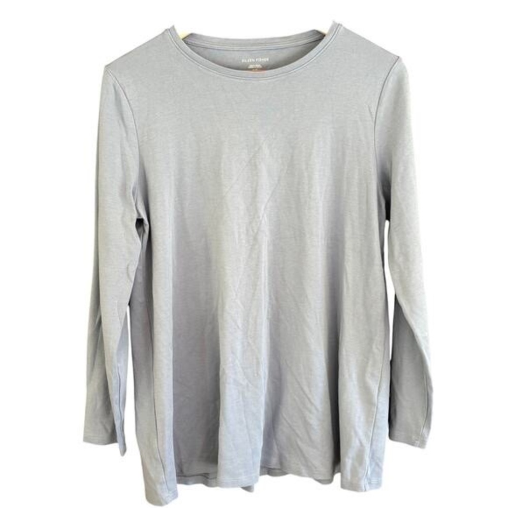 Gray Long Sleeve Top